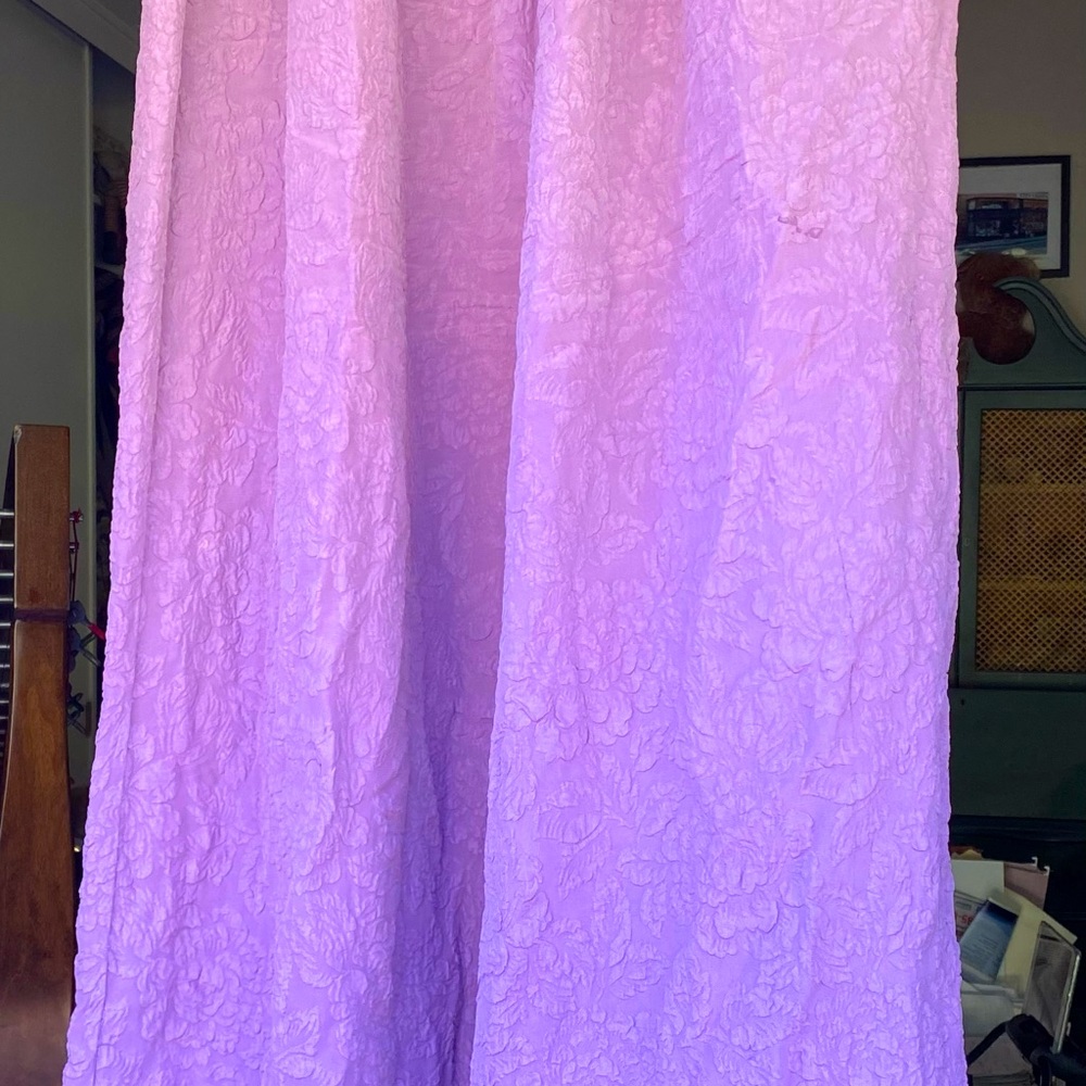 URU lavender silk pants